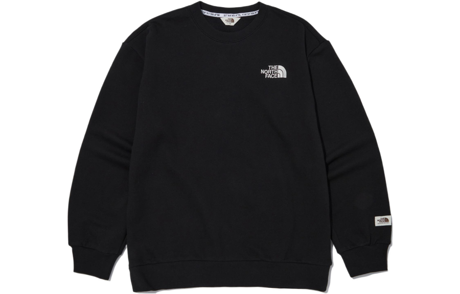 THE NORTH FACE Sweatshirts Unisex Black Crew Neck Moderate Other