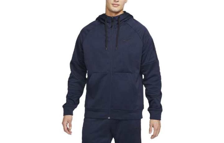 Nike Nike Sweatshirts Men's Marine Blue Hooded Moderate Regular