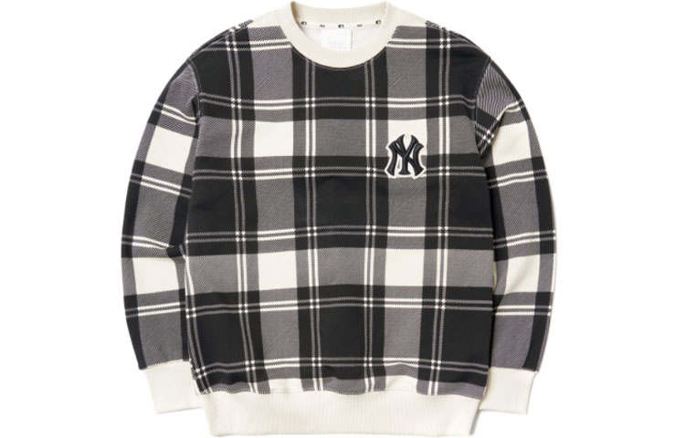 MLB MLB New York Yankees Sweatshirts Unisex Black Crew Neck Moderate Regular