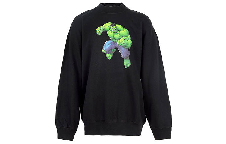 Balenciaga Sweatshirt Regular Fit Men's Black