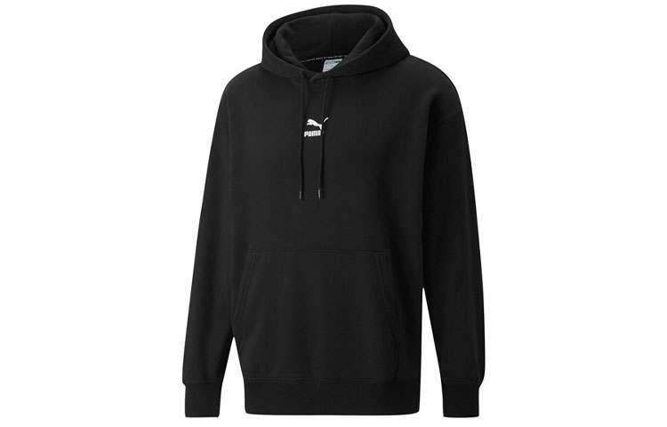 PUMA PUMA Sweatshirts Men's Black Hooded Moderate Regular