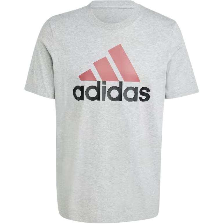 Adidas Adidas Essentials Single Jersey Big Tee T Shirt Men's Medium Gray