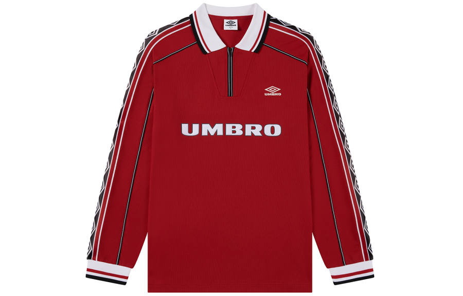 Umbro T Shirts Unisex Polo Collar Moderate