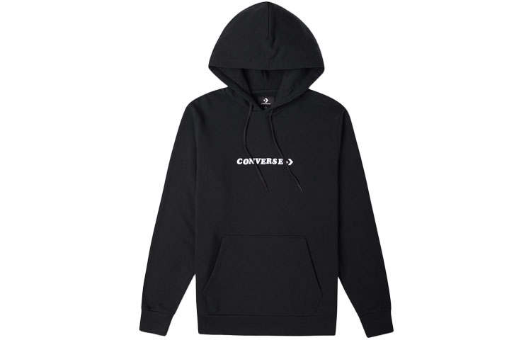 Converse Converse Digital Print Graphic Sweatshirt Unisex Black Couple's