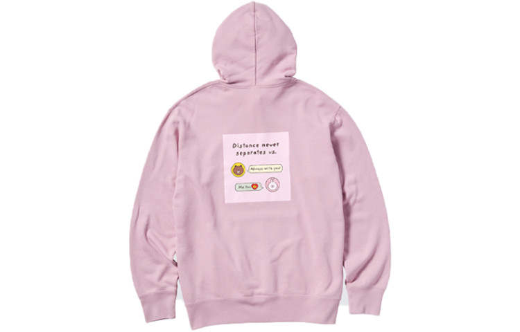 UNIQLO x LINE FRIENDS Sweatshirt Unisex Pastel Pink