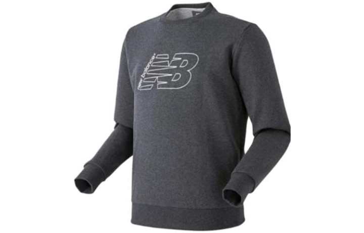 New Balance New Balance Sweatshirts Men's Gray Crew Neck Moderate Regular
