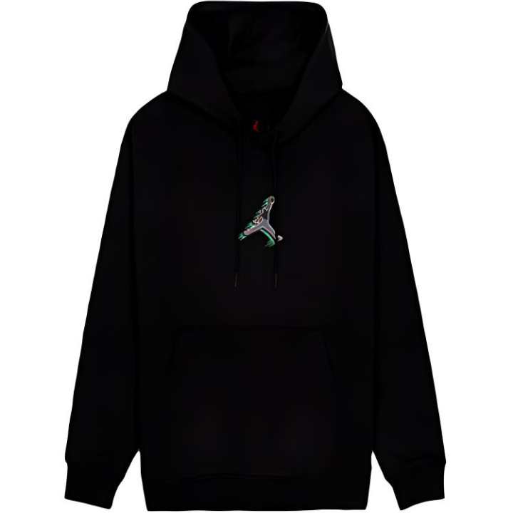Jordan Jordan Sweatshirts Men's Black Hooded Moderate Regular