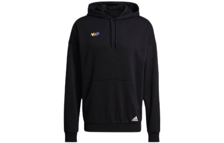 Adidas Adidas Sweatshirts Men's Black Hooded Moderate Regular