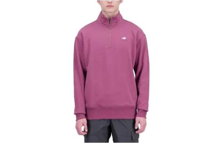 New Balance New Balance Sweatshirts Men's Purple Stand Collar Thin Other