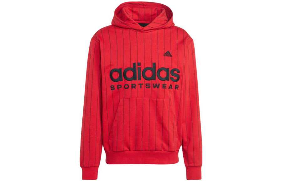 Adidas Adidas Sweatshirts Men's Red Hooded Moderate Regular