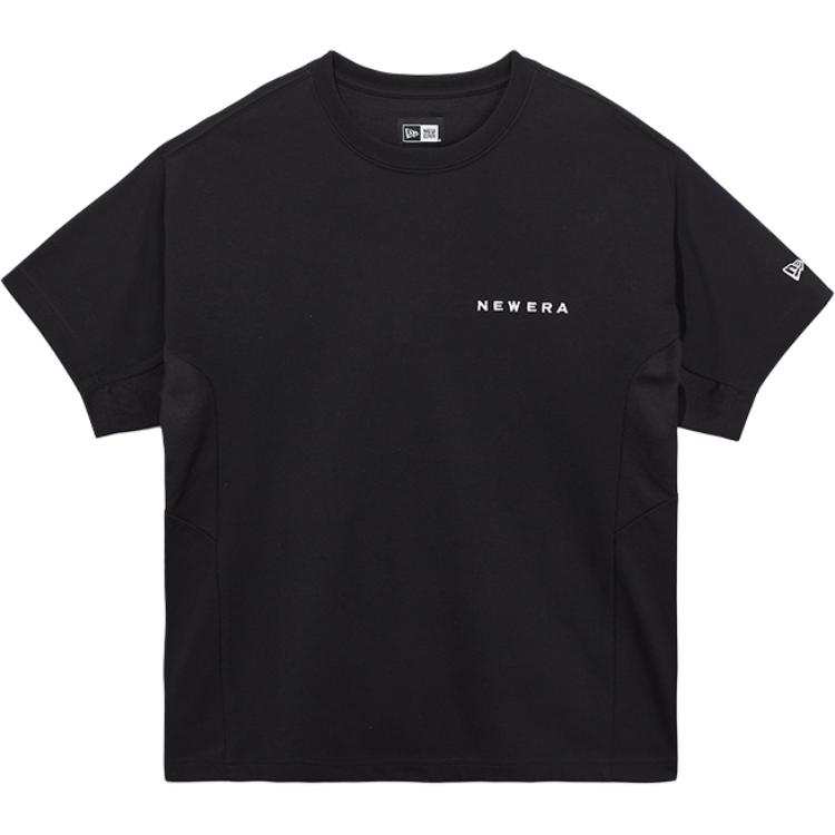 New Era T Shirts Unisex Black Crew Neck