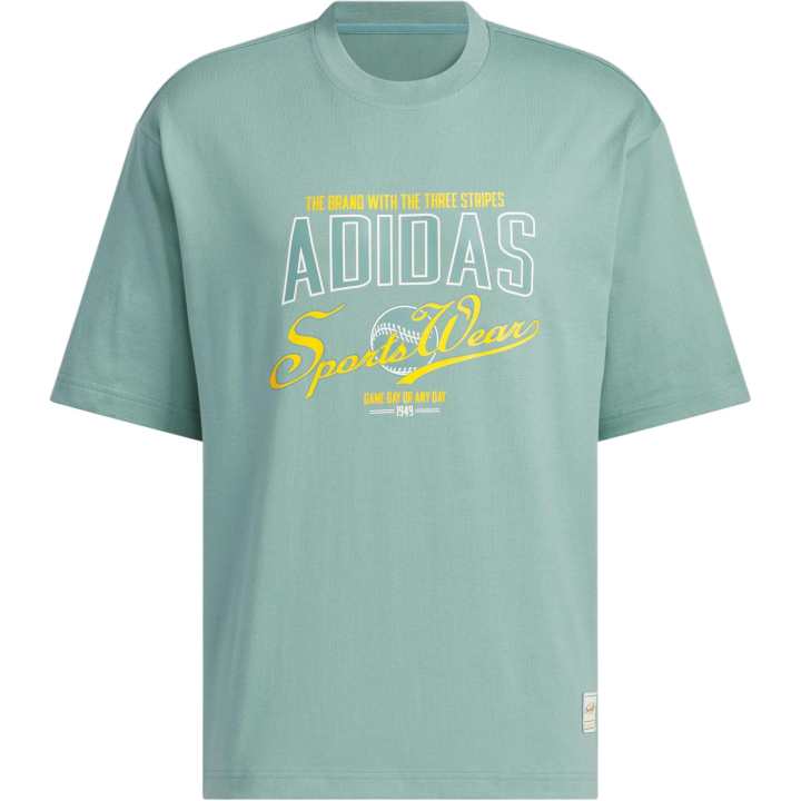 Adidas Adidas MS ROUND NECK T Shirt Men's Asphalt Gray
