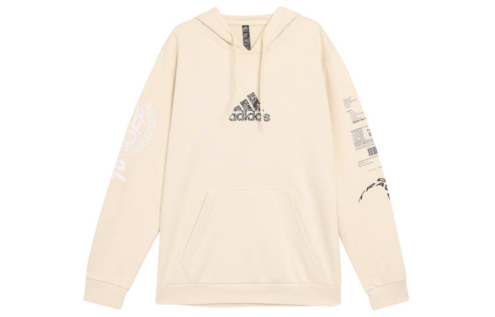 Adidas Adidas Sweatshirts Men's White Hooded Moderate Regular