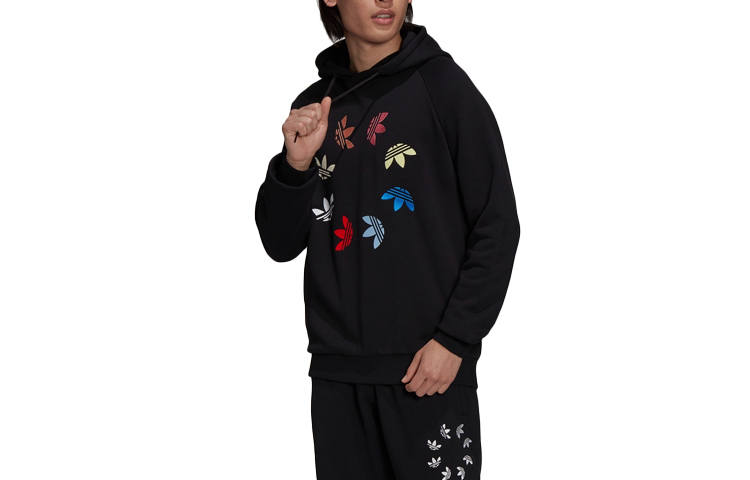 Adidas Originals Adidas Shattered Trifoil Pullover Hoodie & Sweatpant Set