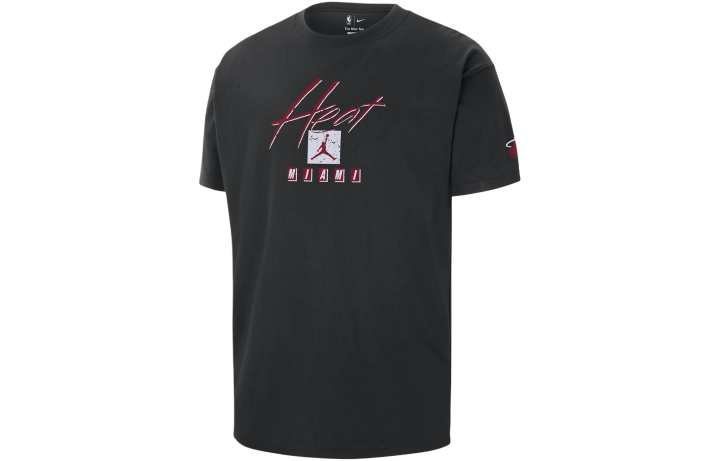 Jordan Jordan T Shirt Miami Heat Team Men's Black
