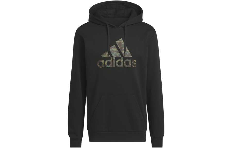 Adidas Adidas Sweatshirts Men's Black Hooded Moderate Regular