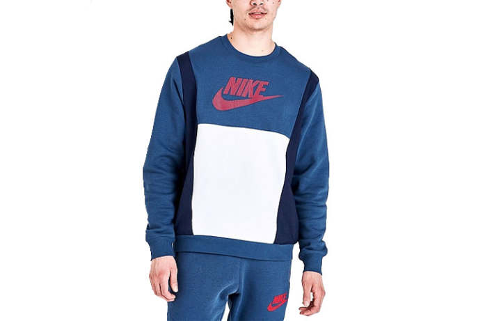Nike Nike Sweatshirts Men's Navy Crew Neck Moderate Regular