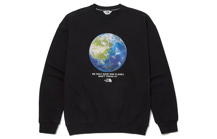 THE NORTH FACE Sweatshirts Unisex Black Crew Neck Moderate Regular