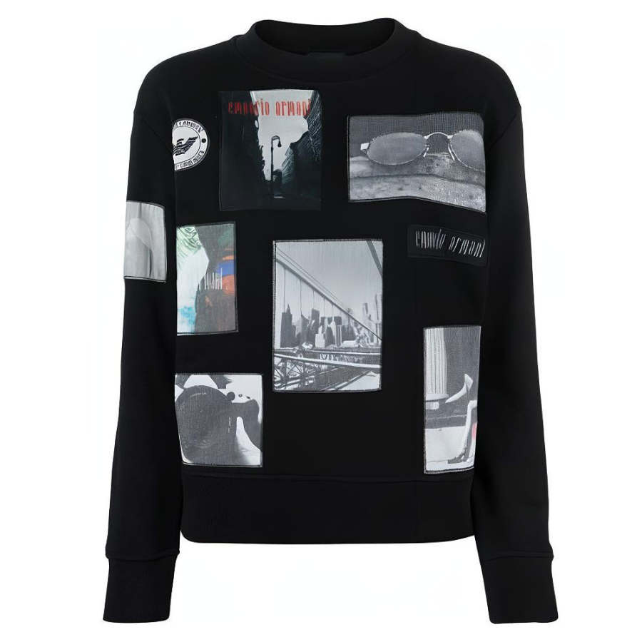 EMPORIO ARMANI SS21 Sweatshirt Men's Black