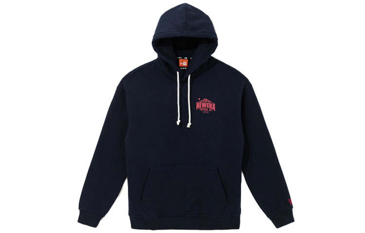 New Era Sweatshirts Unisex Navy Blue Hooded Moderate Regular