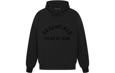 Fear Of God Essentials logo-print drop-shoulder hoodie