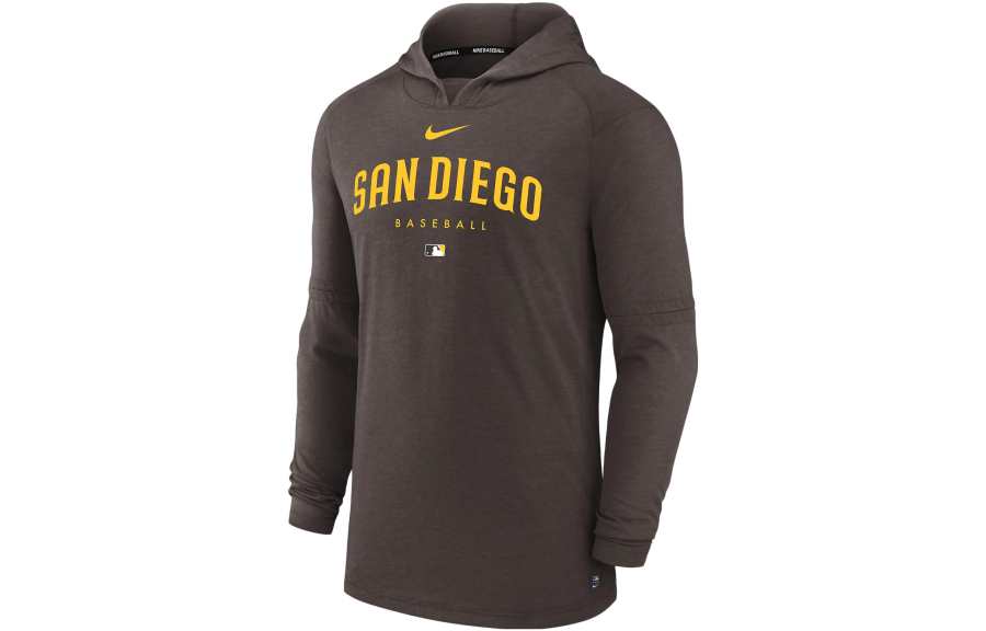 Nike Nike San Diego Padres Authentic Collection Men's Nike Dri-FIT Mlb Long-Sleeve Hooded Top