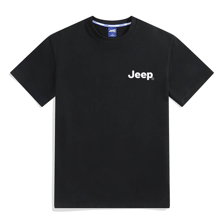 Jeep T Shirts Unisex Crew Neck Moderate Straight Fit