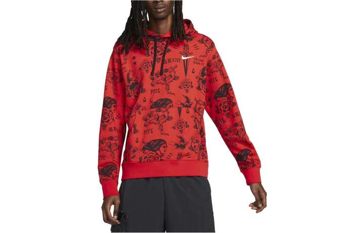 Nike Nike Sweatshirts Men's Red Hooded Moderate Other
