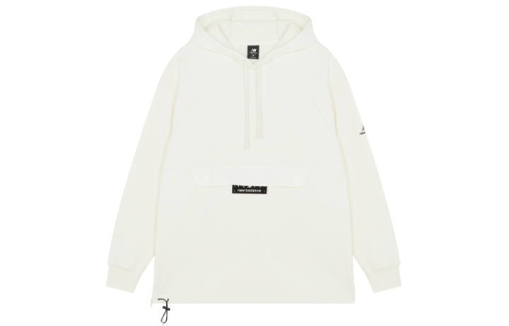 New Balance New Balance Sweatshirts Men's White Hooded Moderate Regular