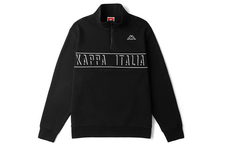 Kappa Kappa Stand Collar Sweatshirt Spring Fall Winter Men's