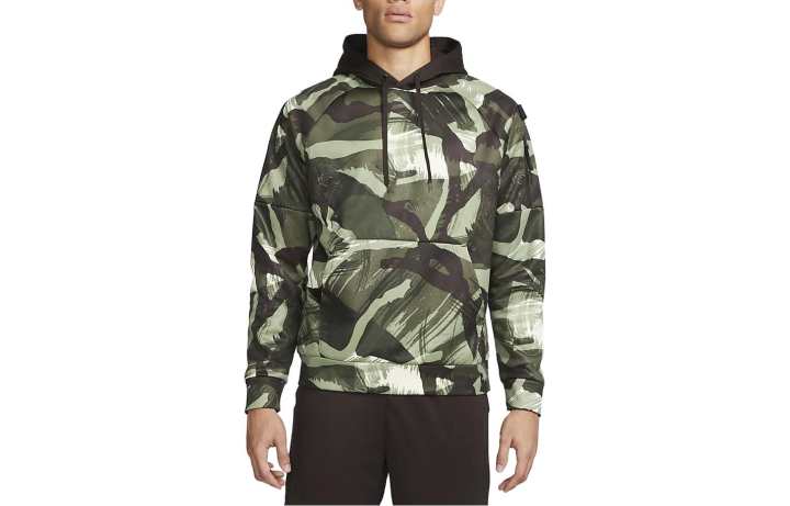 Nike Nike Sweatshirts Men's Army Green Hooded Thickened Regular