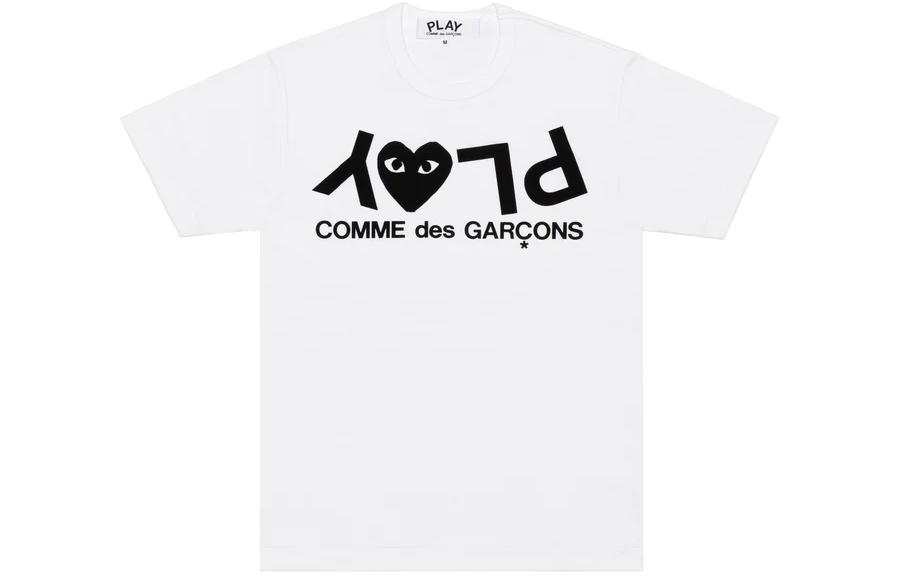 CDG Play Comme Des Garcons Play Women's Inverted Text T shirt