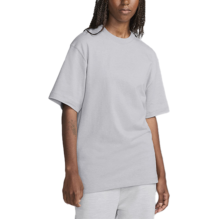 Nike Nike T Shirts Unisex Gray Crew Neck Moderate Straight Fit