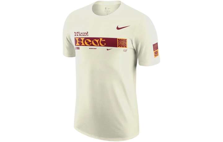 Nike Nike T Shirt Miami Heat Team Men's Solid Color