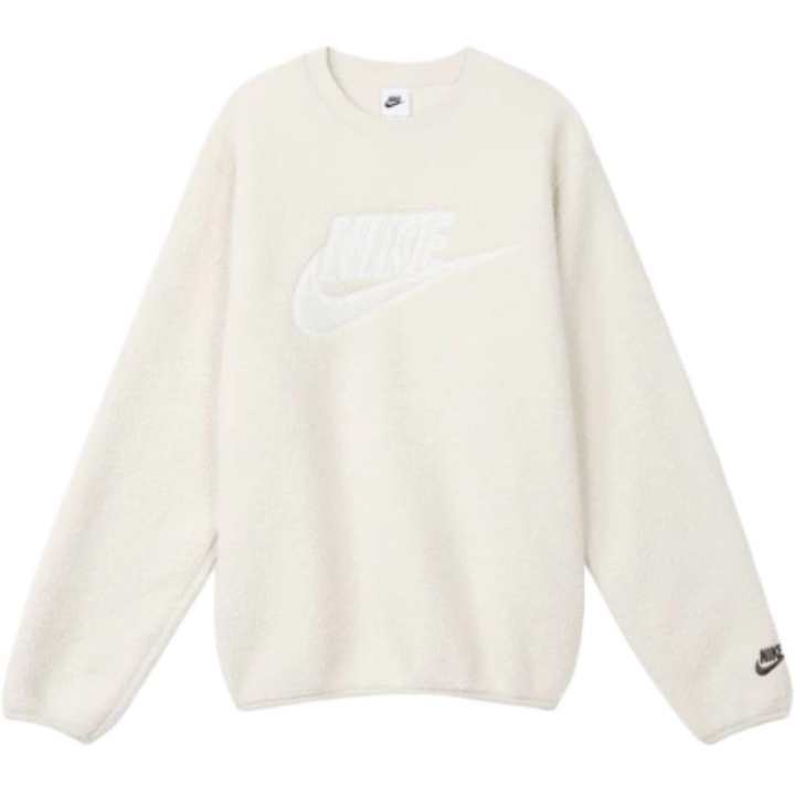 Nike Nike Sweatshirts Men's Beige Crew Neck Thickened Regular