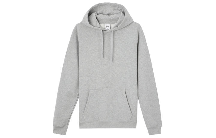 Nike Nike Sweatshirts Men's Gray Hooded Moderate Regular