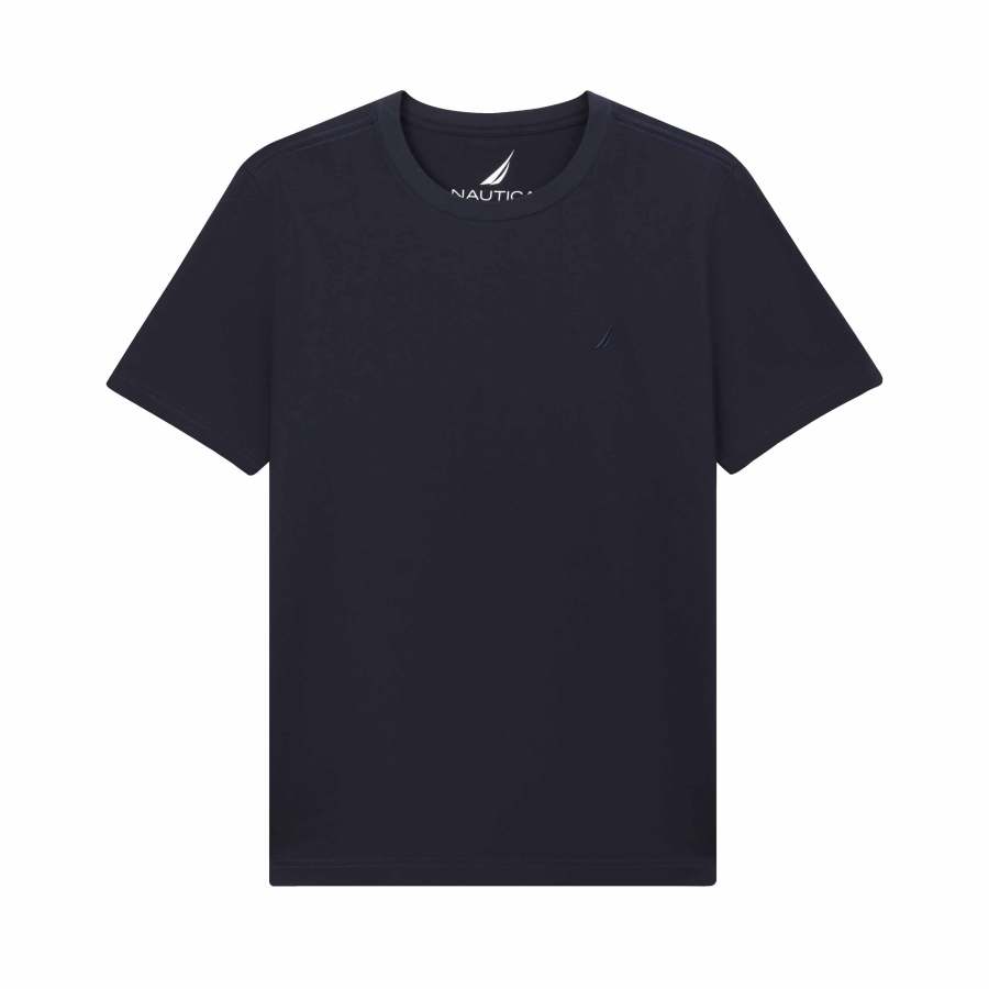 NAUTICA T Shirts Men's Crew Neck Moderate