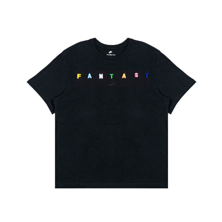Nike Nike T Shirts Unisex Black Crew Neck Moderate Straight Fit