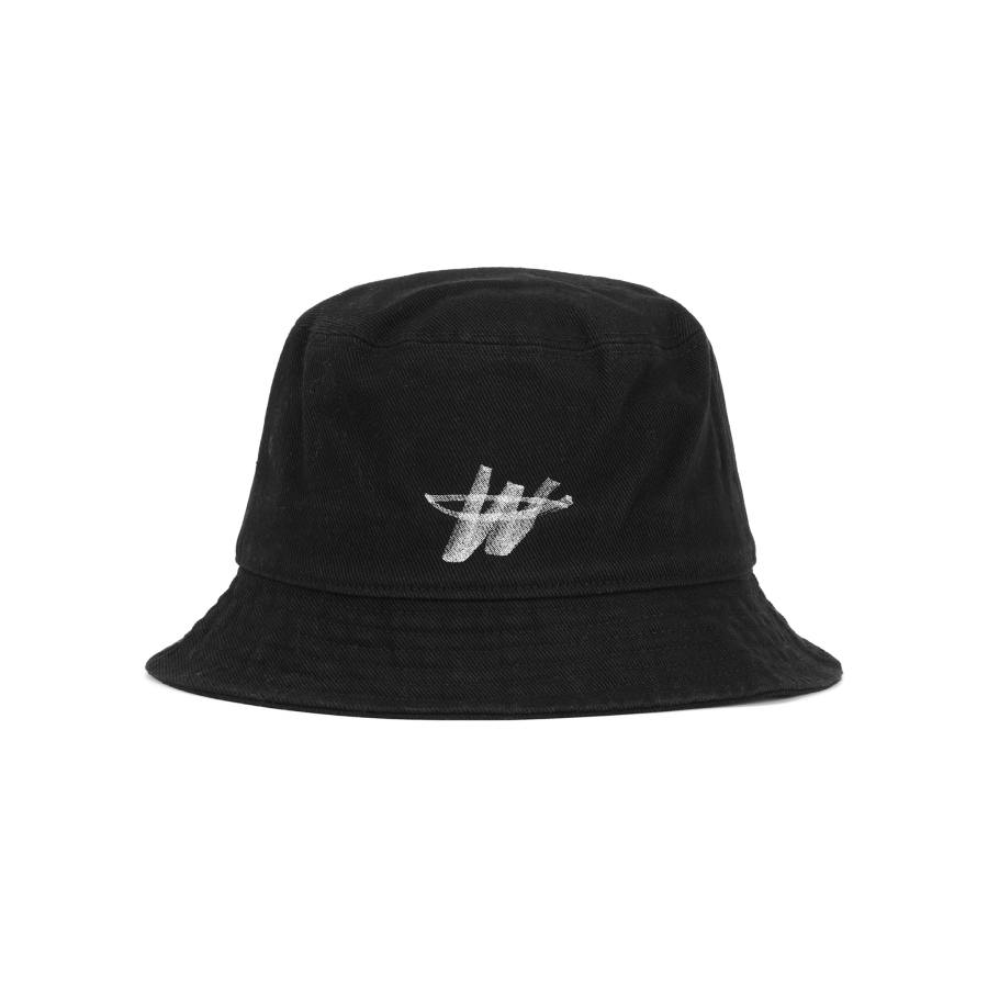 WE11DONE WE11DONE logo-print bucket hat