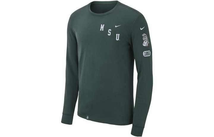 Nike Nike Sweatshirts Men's Green Crew Neck Thickened Other