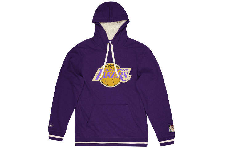 Mitchell Ness Mitchell Ness Sweatshirts Men's Purple Hooded Thickened Regular