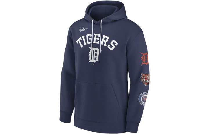 Nike Nike Sweatshirts Men's Blue Hooded Moderate Regular