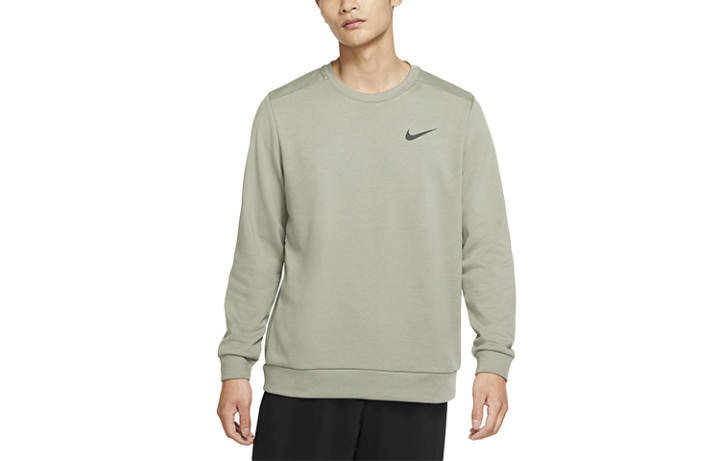 Nike Nike Sweatshirts Men's Light Army Green Crew Neck Moderate Regular