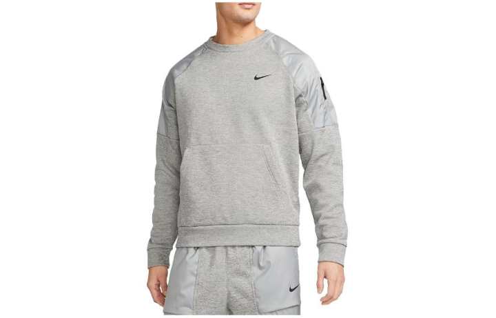 Nike Nike Sweatshirts Men's Gray Hooded Moderate Regular