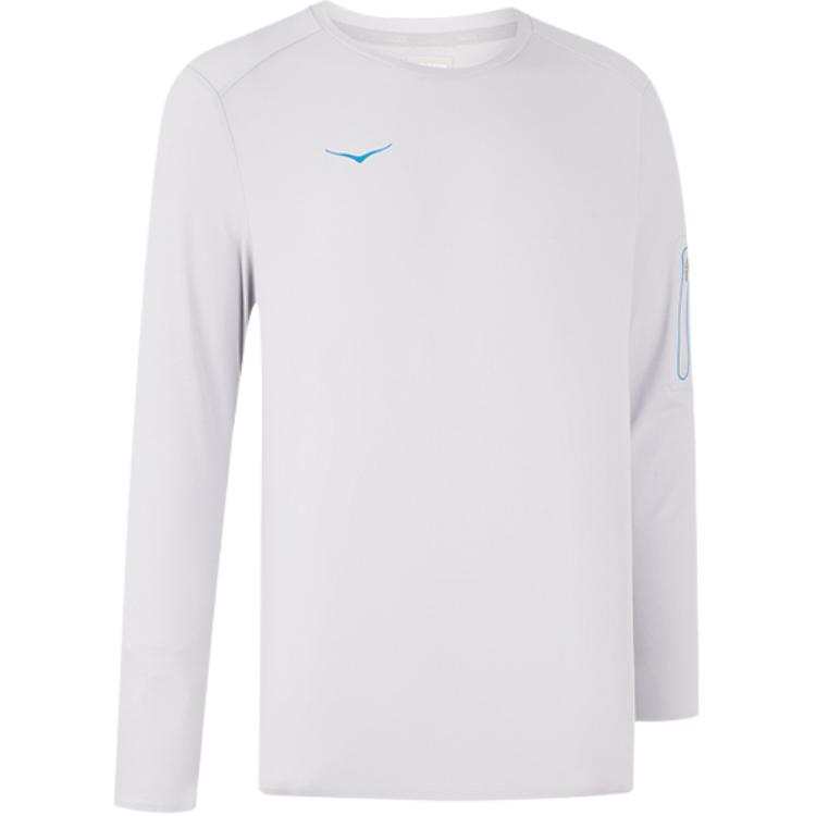 HOKA ONE ONE LONG SLEEVE T Shirt Men's Cosmic Gray