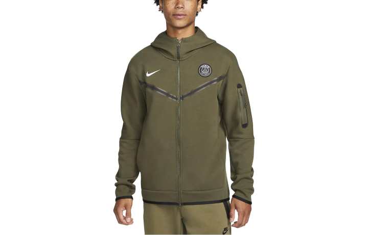 Nike Nike Sweatshirts Men's Green Hooded Moderate Regular