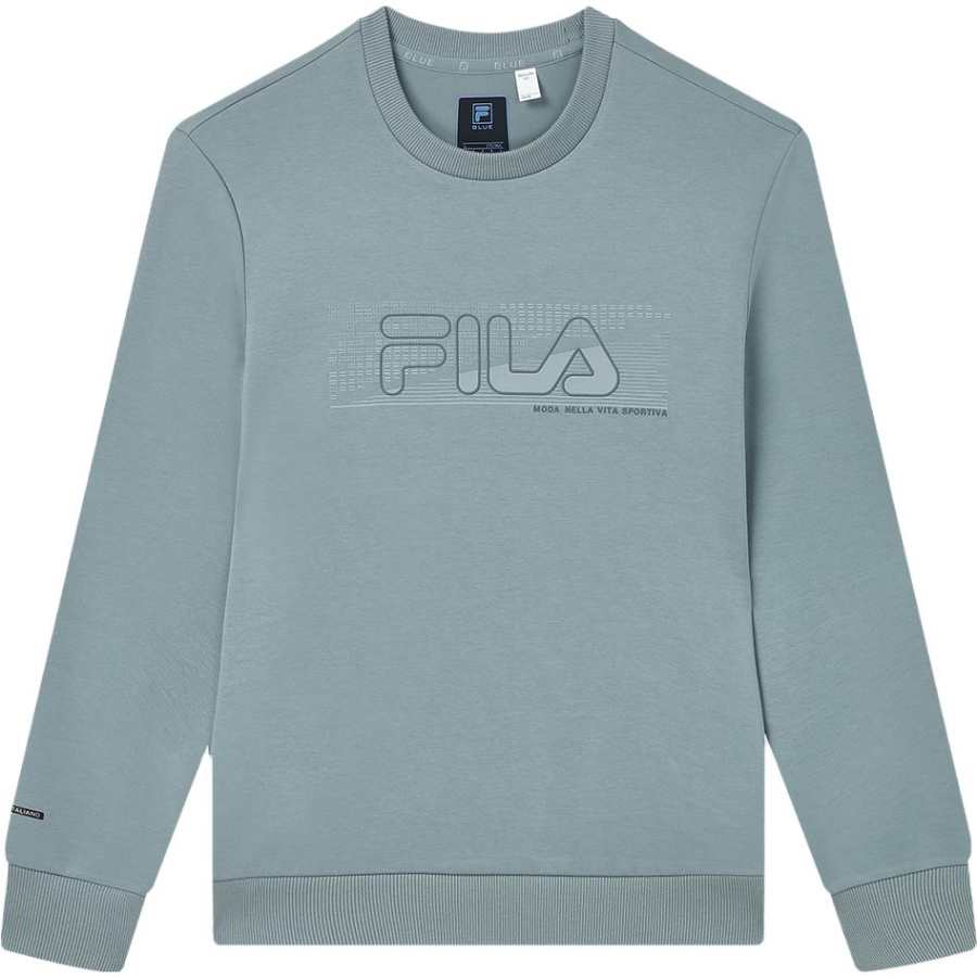 FILA Sweatshirt Men's Sky Blue Green
