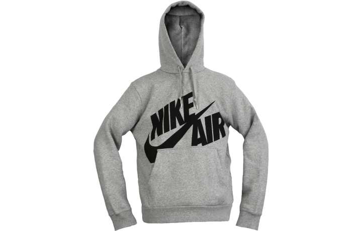 Nike Nike Sweatshirts Men's Gray Hooded Moderate Regular