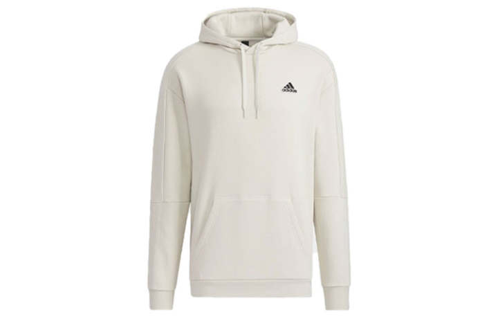 Adidas Adidas Sweatshirts Men's Beige Hooded Thickened Regular
