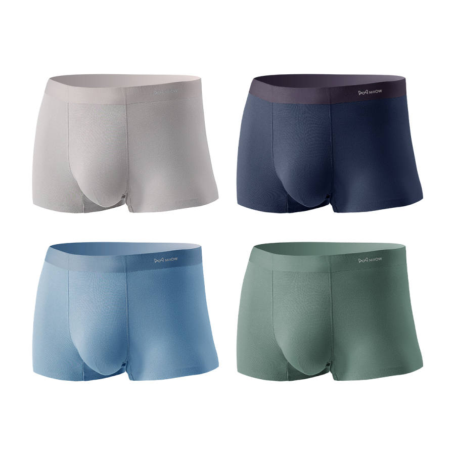 MIIOW MIIOW Underpants Men's 4 Pack Mixed Color